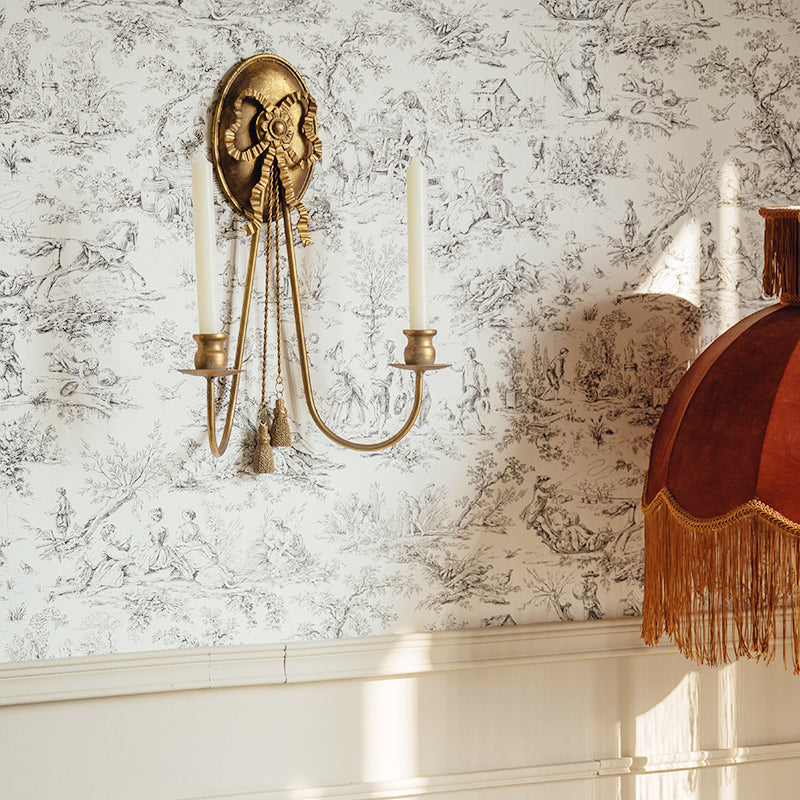 French-Style Wall Candle Holder