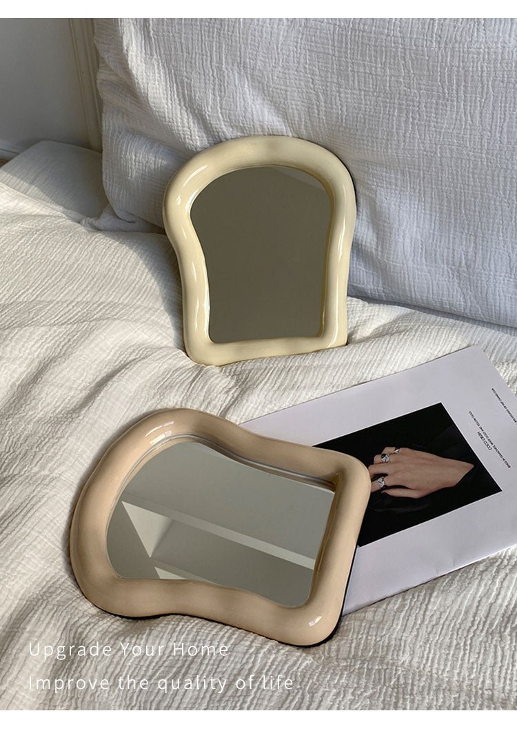 Irregular Toast-Shaped Mirror