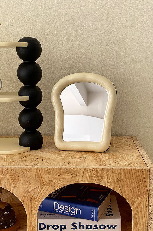 Irregular Toast-Shaped Mirror