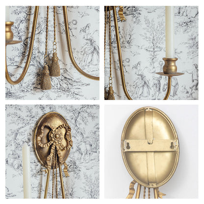 French-Style Wall Candle Holder