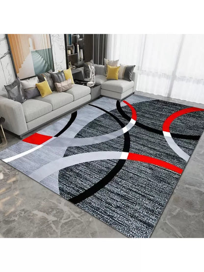 Elegant Style Interior Decoration Carpet, Short Imitation Cashmere Material Indoor Large Carpet, Living Room Carpet, Sofa Carpet, Bedroom Carpet, Bed Side Sliding Carpet, Dining Room Kitchen Carpet, Office Chair Cushion, Entrance Door Cushion, Outdoor Picnic Mat, Soft Carpet, Outdoor Camping Blanket