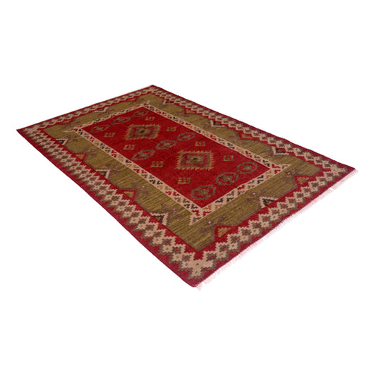 Vintage -Handwoven- Makara- Rug