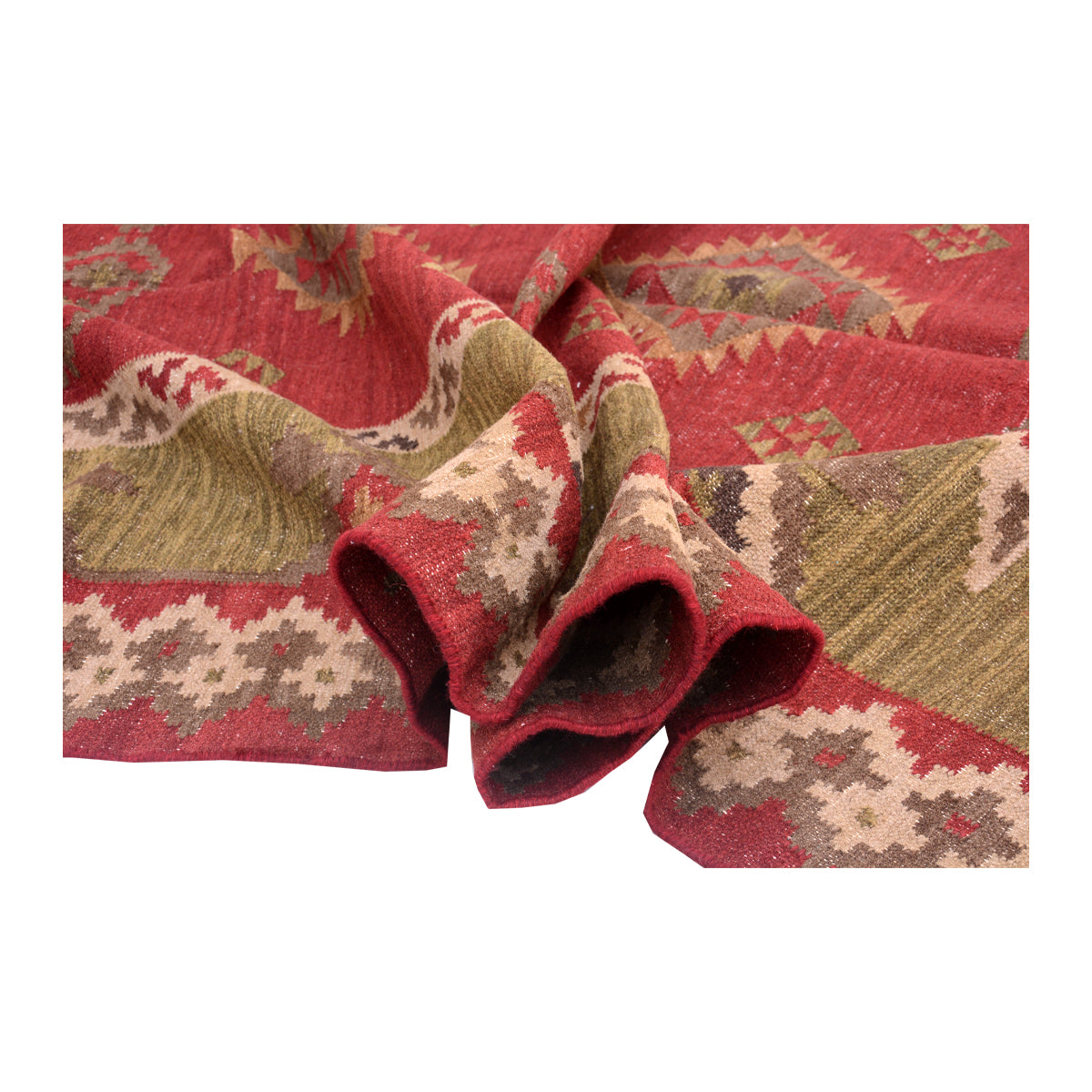 Vintage -Handwoven- Makara -Rug