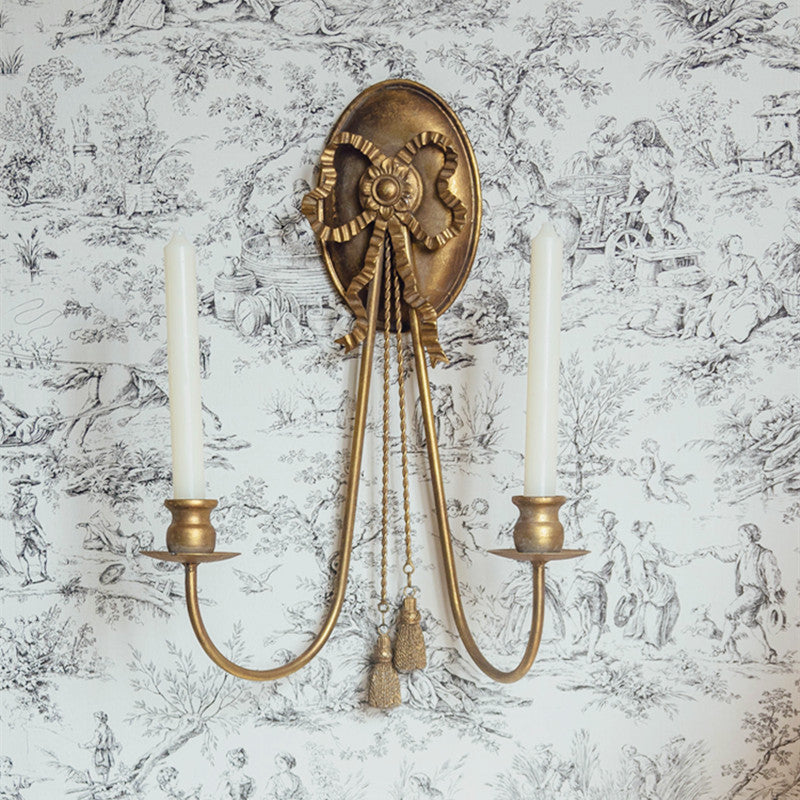 French-Style Wall Candle Holder