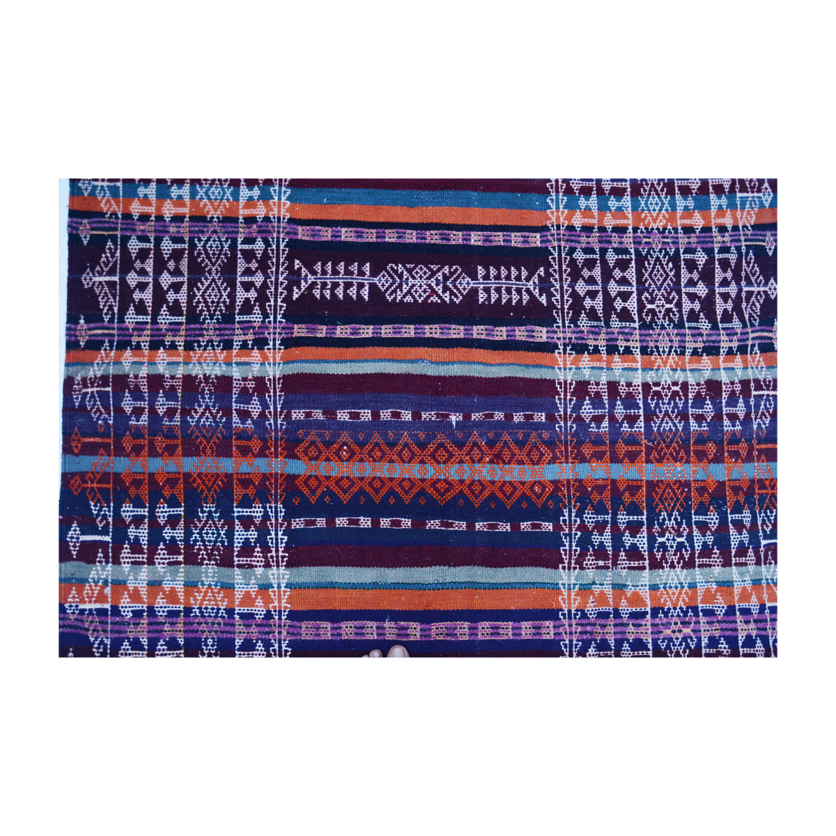 Baluch -Soumak -Wine- Berry -Vintage -Rug