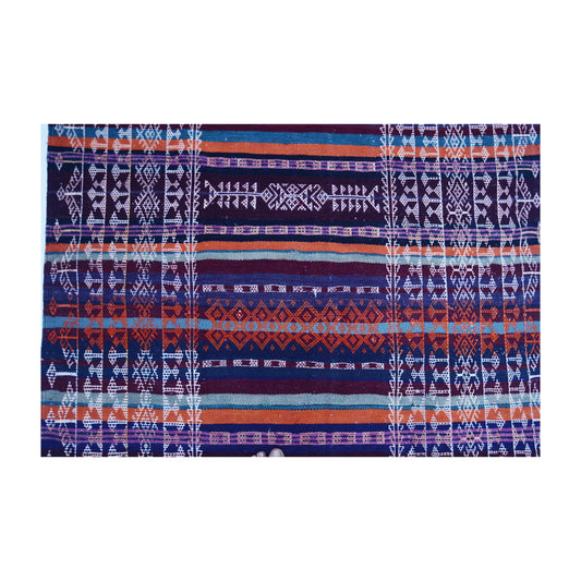 Baluch -Soumak -Wine- Berry -Vintage -Rug