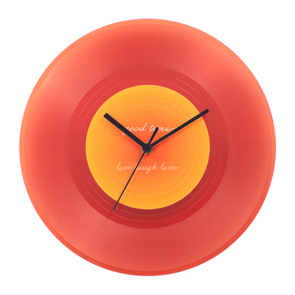 Vinyl Record Clock with Stand