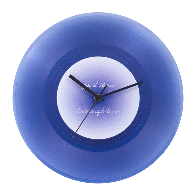 Vinyl Record Clock with Stand