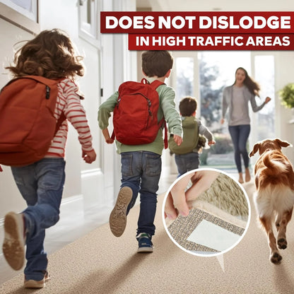 Carpet Tape, 2-Inch X 5 Yards Double-Sided for Underlayments, Hardwood and Vinyl Flooring